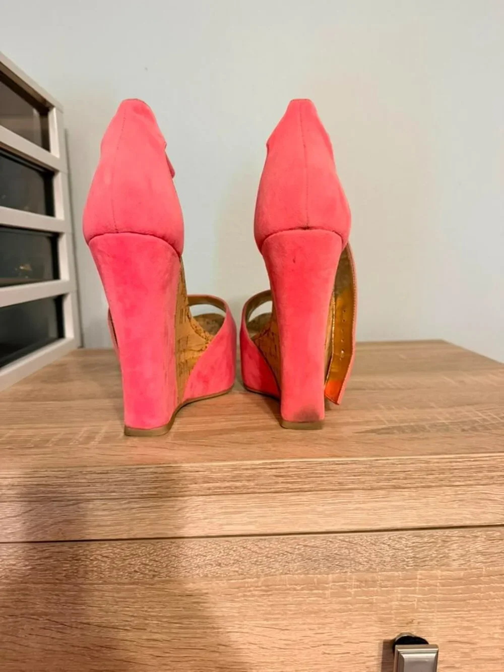 Pink Cork Wedges